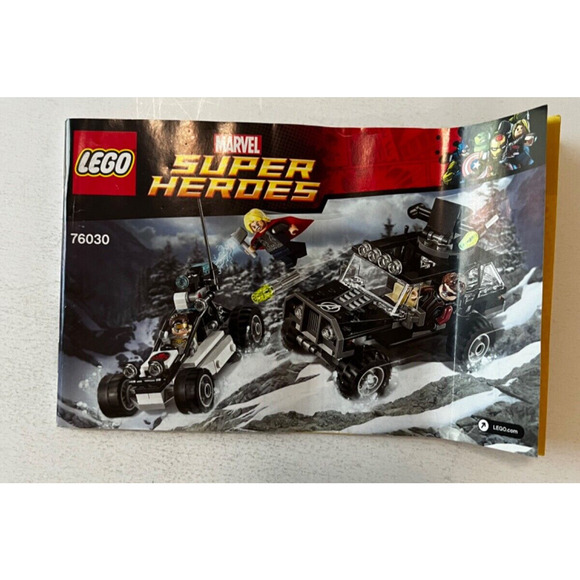 LEGO Marvel Avengers 76030 Instruction Manual Booklet INSTRUCTIONS ONLY - Picture 1 of 1